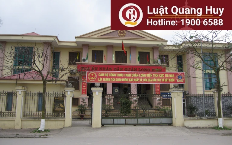 Thông tin địa chỉ Tòa án nhân dân quận Long Biên - thành phố Hà Nội