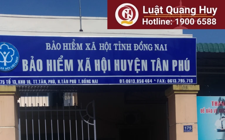 Địa chỉ trung tâm bảo hiểm xã hội huyện Tân Phú – tỉnh Đồng Nai