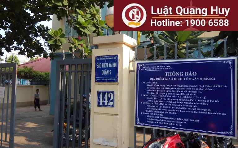 Trung tâm Bảo hiểm xã hội Quận 9, thành phố Hồ Chí Minh.