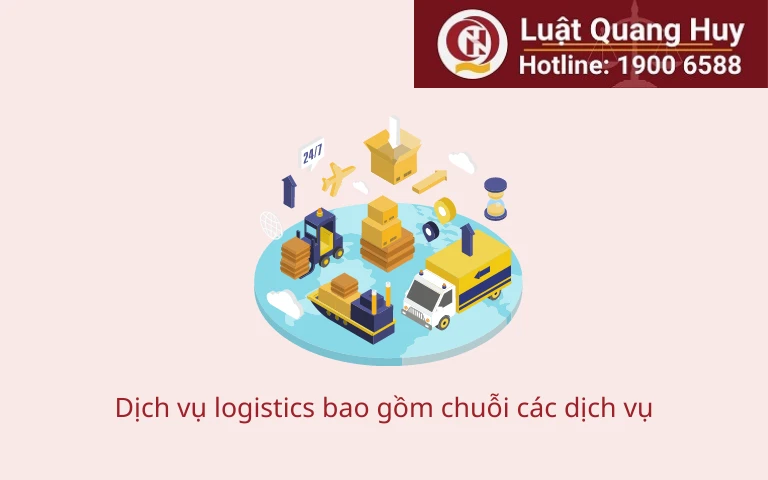 Bình luận về ý kiến cho rằng dịch vụ logistics bao gồm chuỗi các dịch vụ