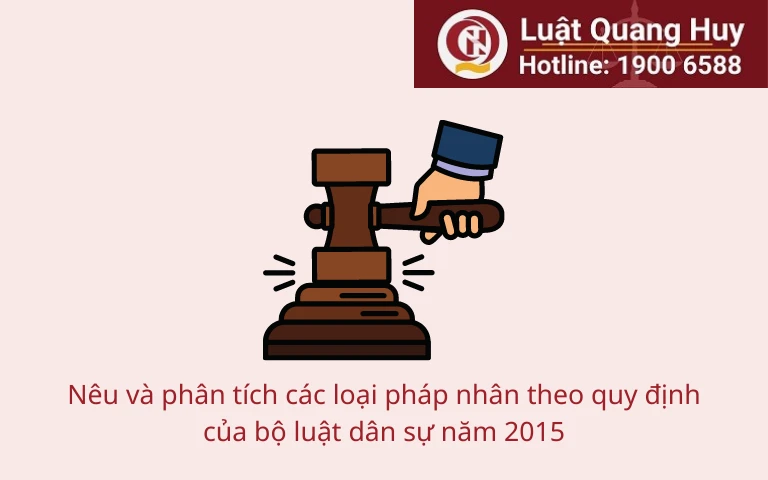 Nêu và phân tích các loại pháp nhân theo quy định của bộ luật dân sự năm 2015