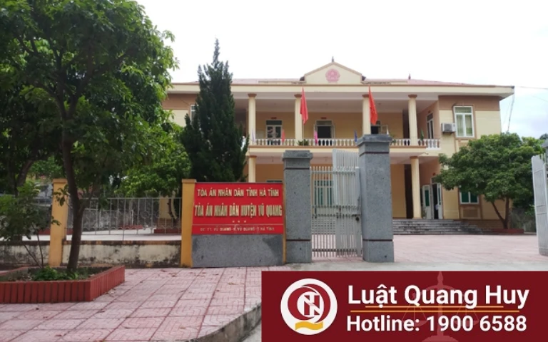Địa chỉ Tòa án nhân dân huyện Vũ Quang – tỉnh Hà Tĩnh