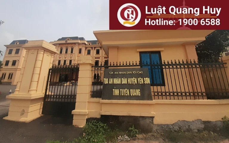 Địa chỉ Tòa án nhân dân huyện Yên Sơn – tỉnh Tuyên Quang