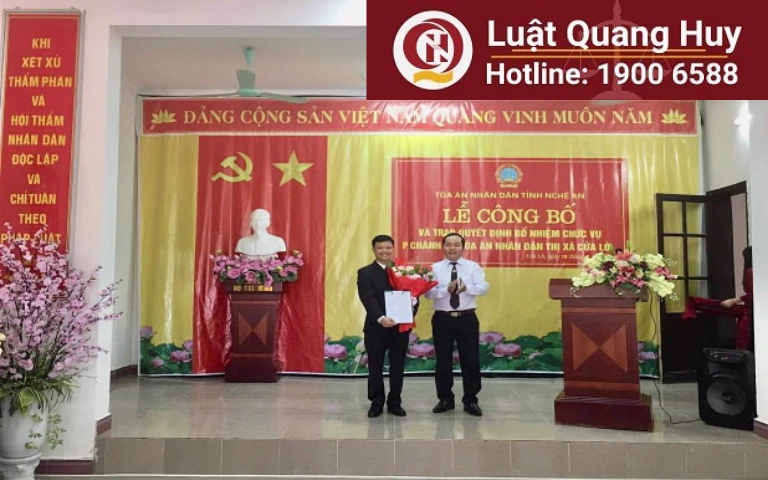 Địa chỉ Tòa án nhân dân Thị xã Cửa Lò – tỉnh Nghệ An
