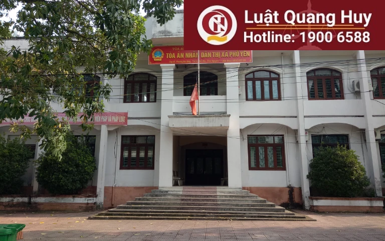 Thông tin địa chỉ Tòa án nhân dân thị xã Phổ Yên - tỉnh Thái Nguyên