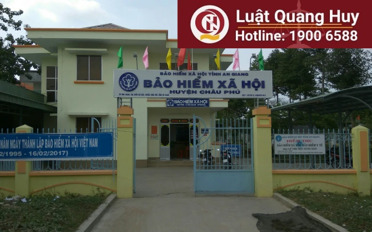 Trụ sở trung tâm Bảo hiểm xã hội huyện Châu Phú, tỉnh An Giang